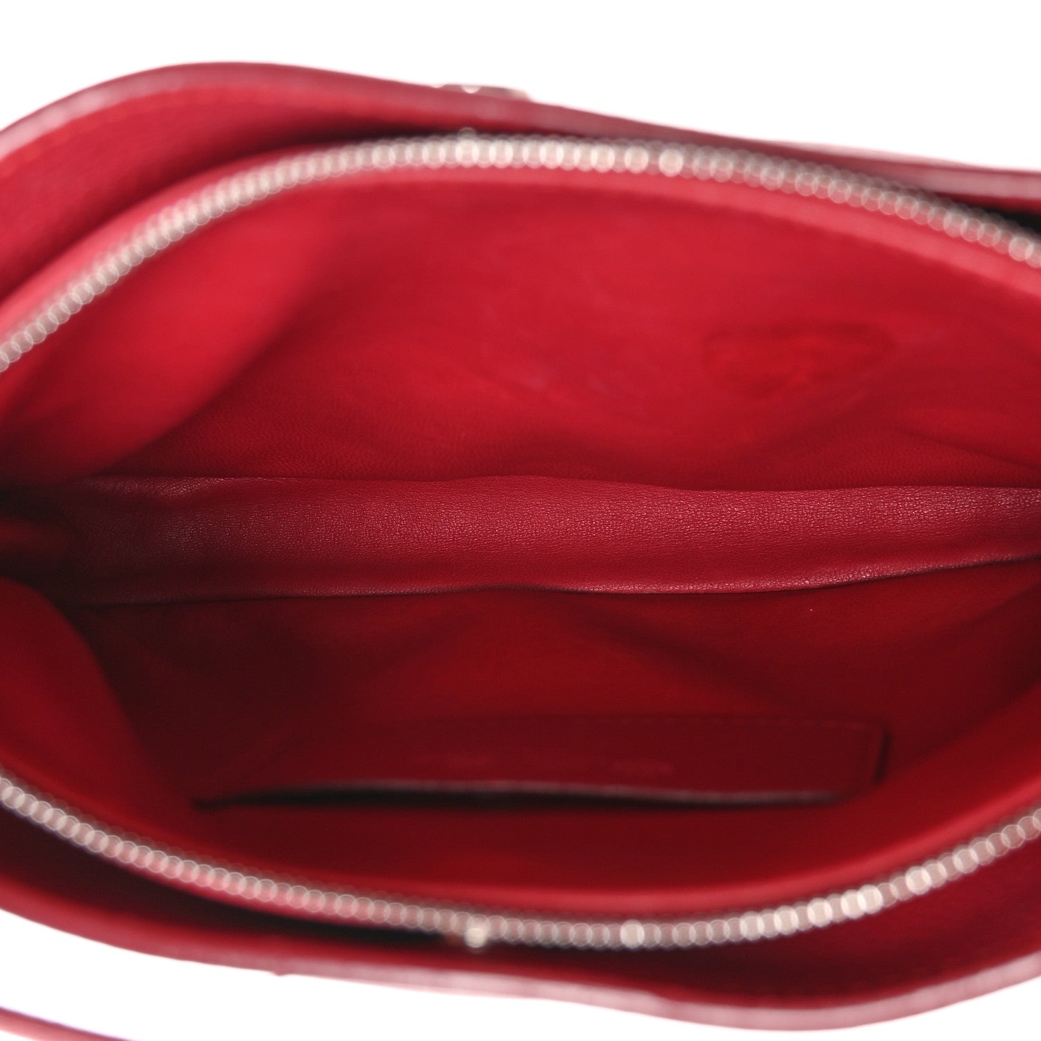 Grained Calfskin Milky Way Shoulder Bag Red