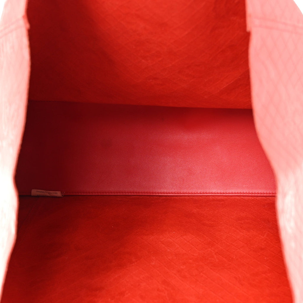 Nappa Intrecciomirage Butterfly Tote Red