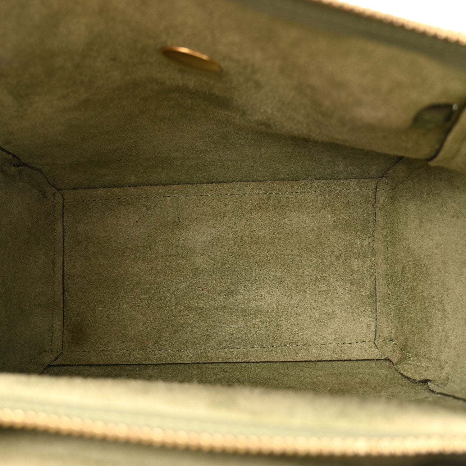 Grained Calfskin Nano Belt Bag Army Green