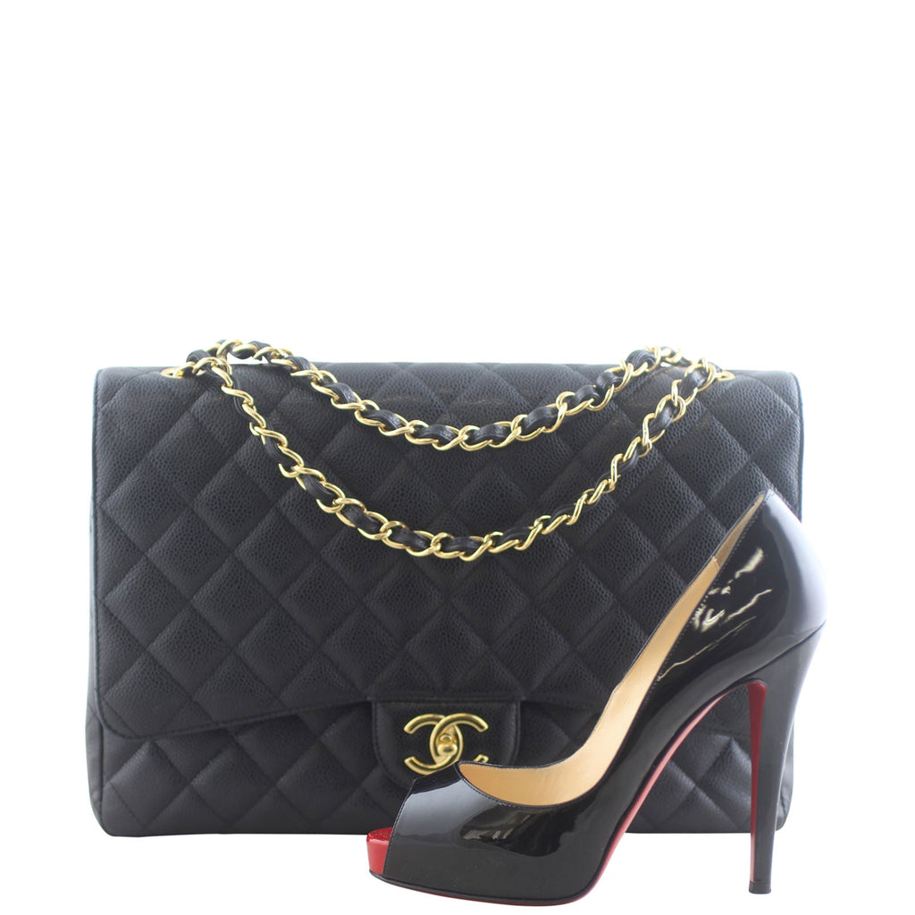 Chanel Classic Double Flap Maxi | Black 16 Series