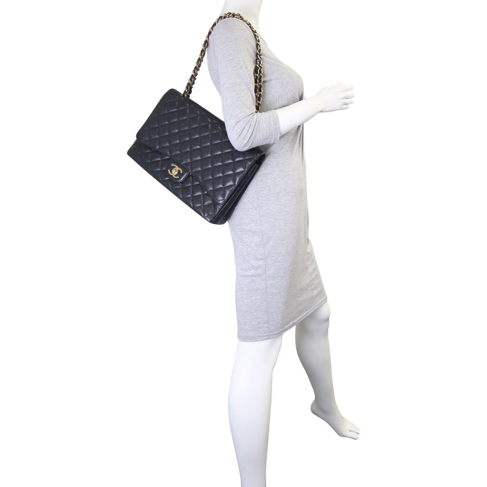 Chanel Classic Double Flap Maxi | Black 16 Series