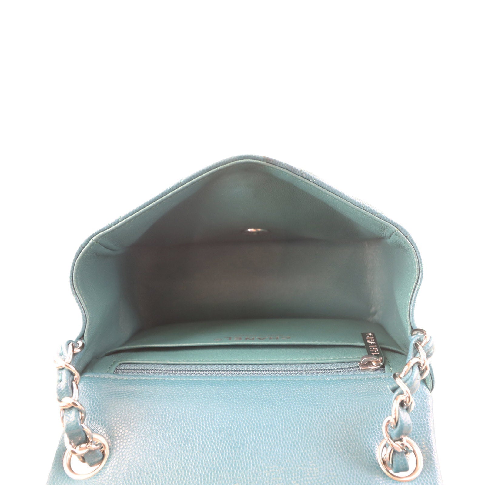Chanel Classic Flap Mini Square | Dark Teal