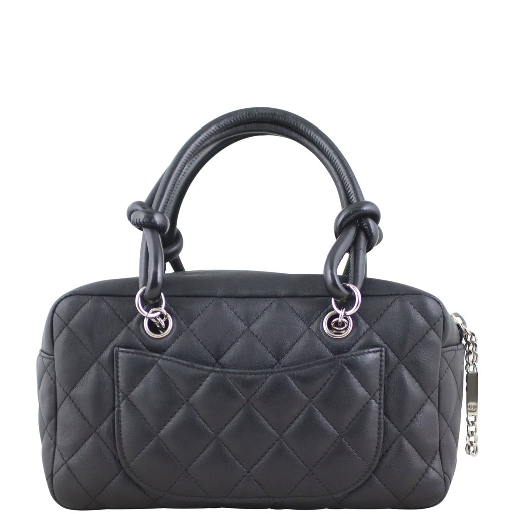 Chanel Quilted Cambon Mini Bowler