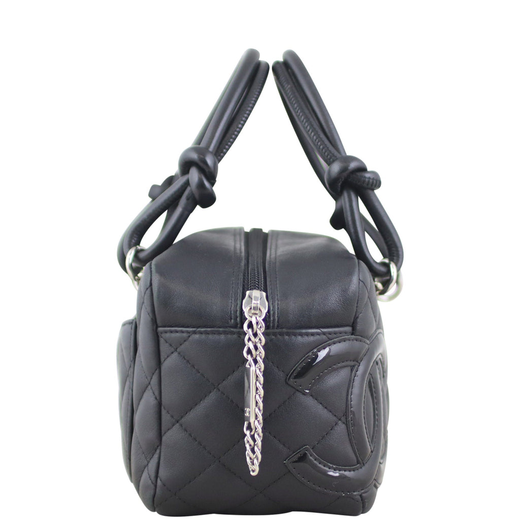 Chanel Quilted Cambon Mini Bowler