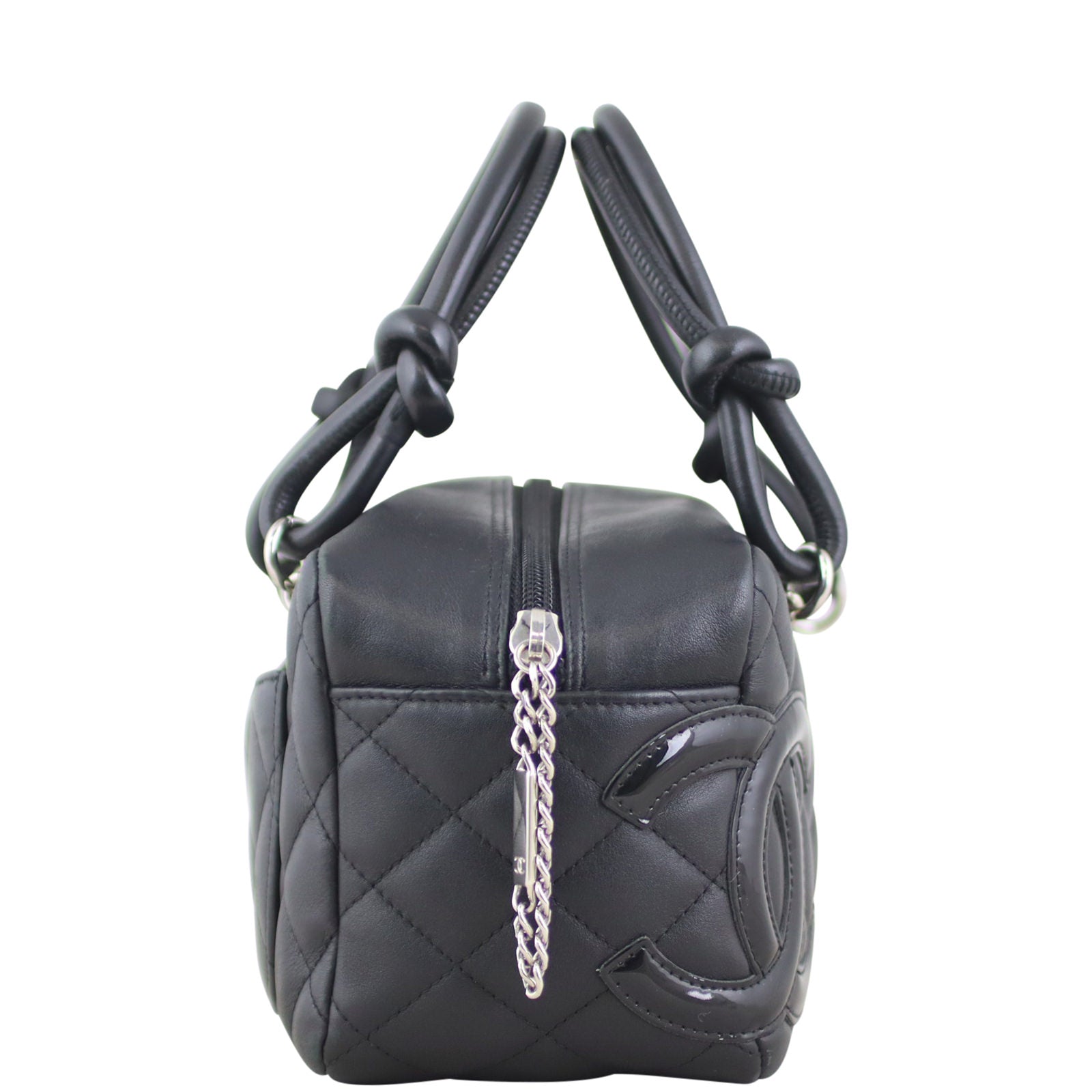 Chanel Quilted Cambon Mini Bowler
