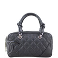 Chanel Quilted Cambon Mini Bowler
