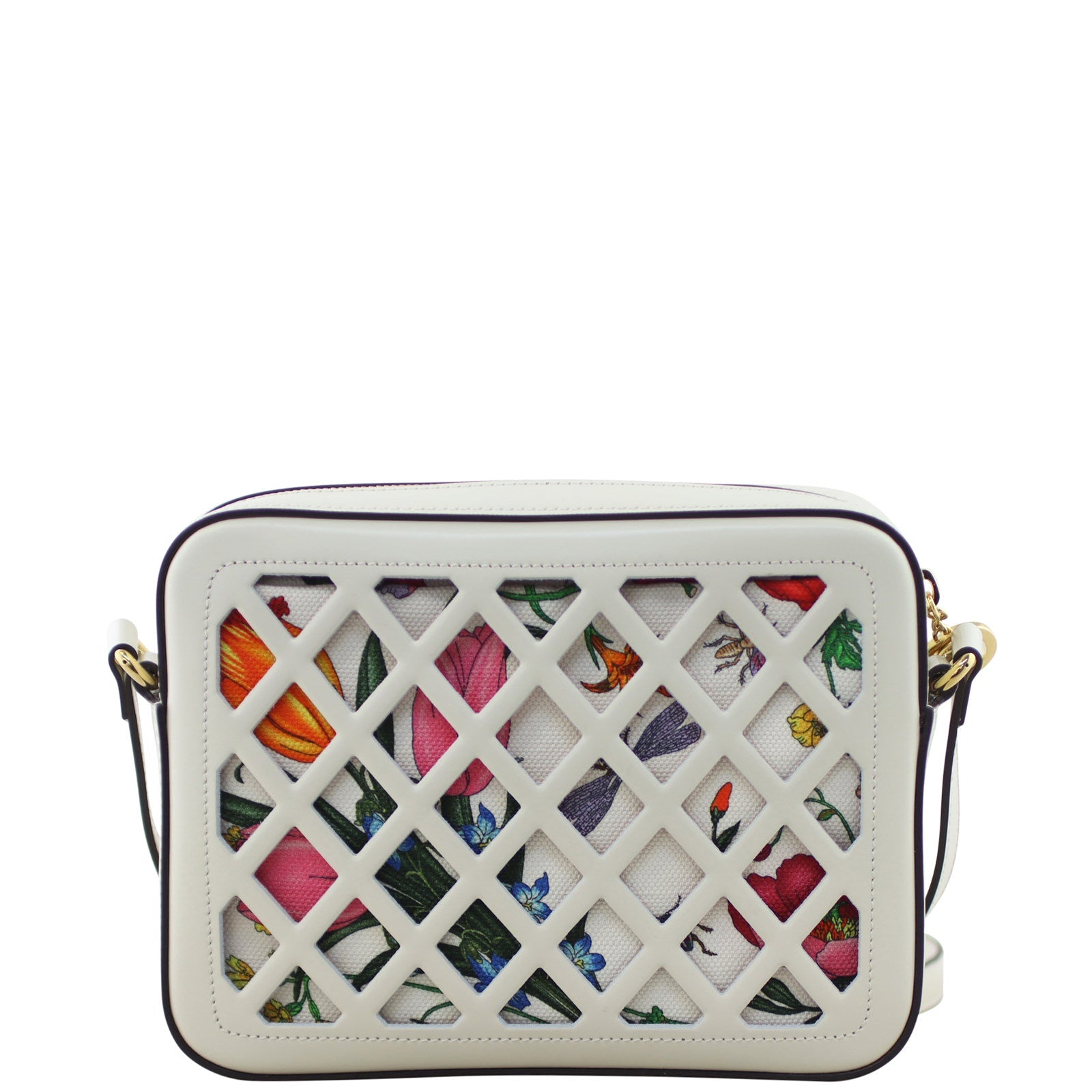 Gucci Cutout Floral Shoulder Bag Small