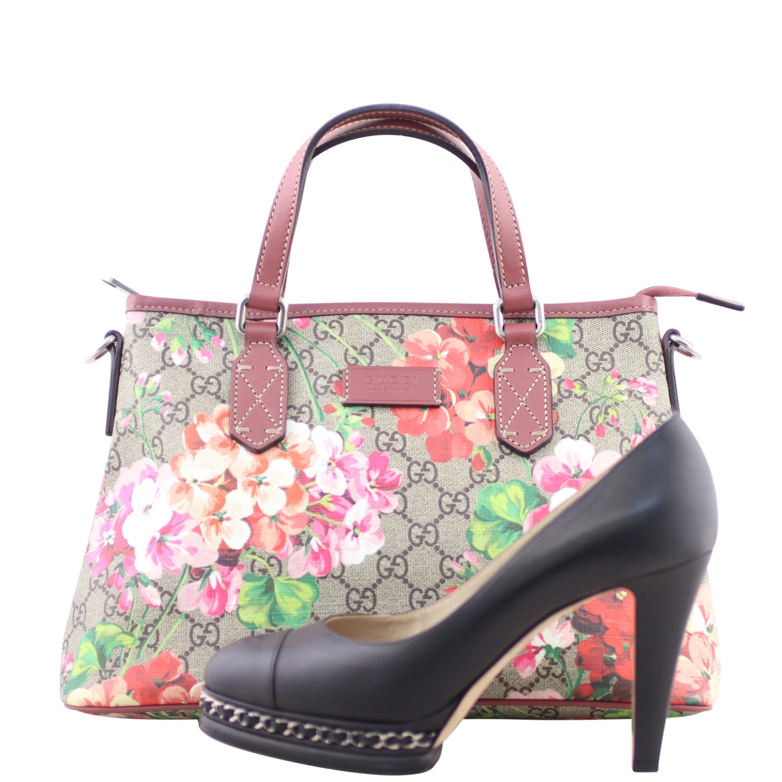 Gucci GG Blooms Small Zip Tote