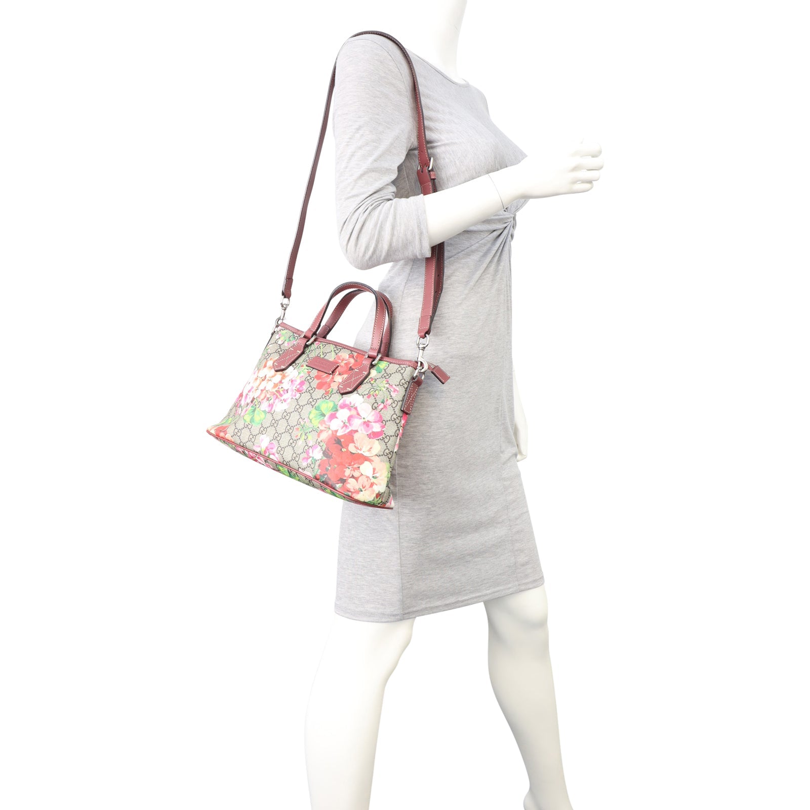 Gucci GG Blooms Small Zip Tote