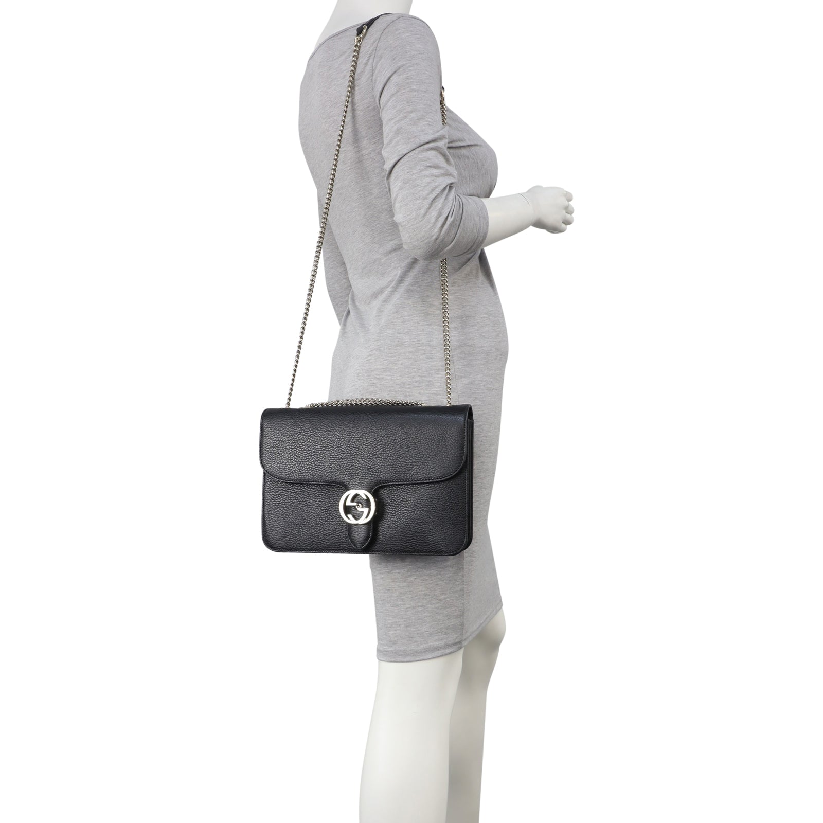 Gucci Interlocking G Chain Medium Shoulder Bag