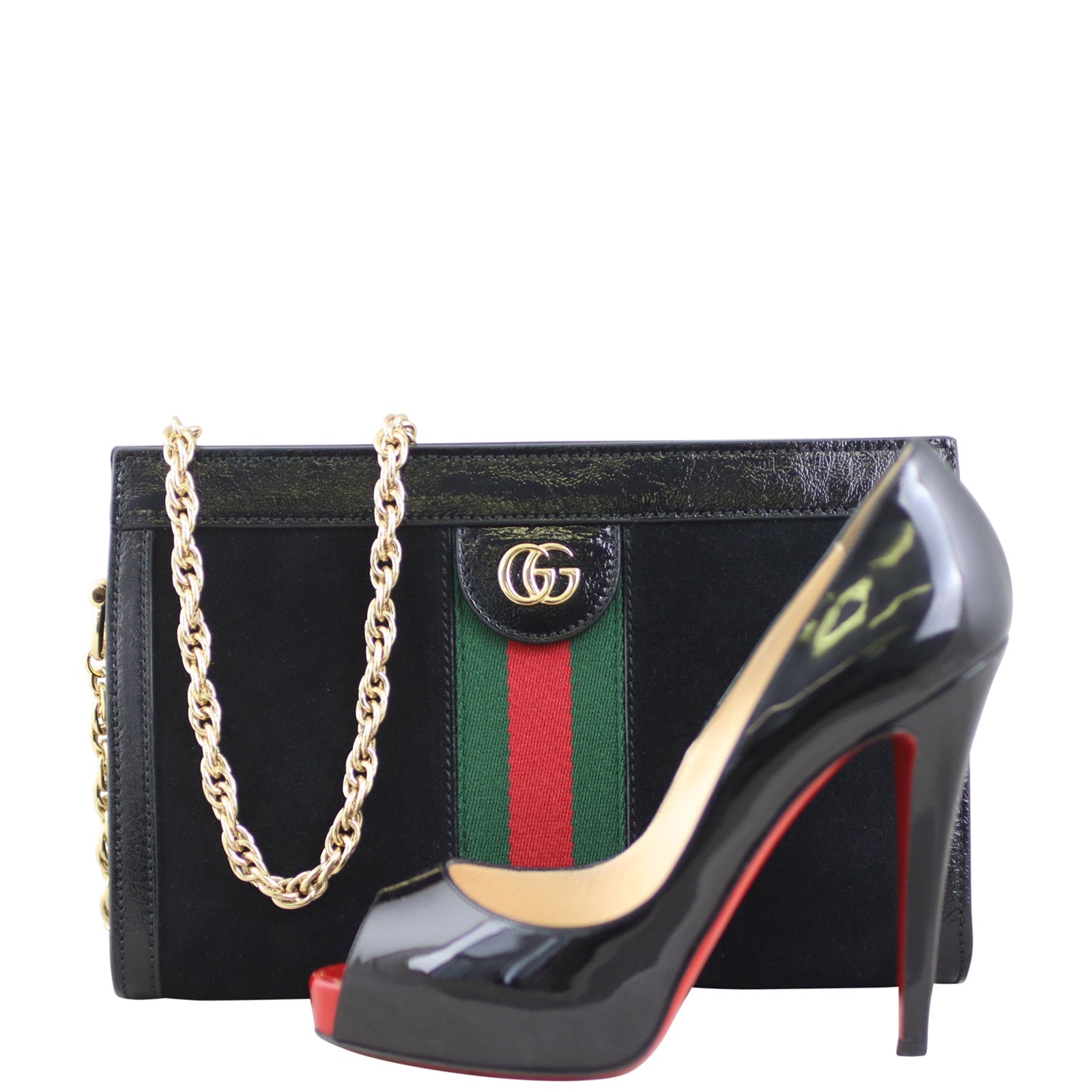 Gucci Ophidia Small Suede Shoulder Bag