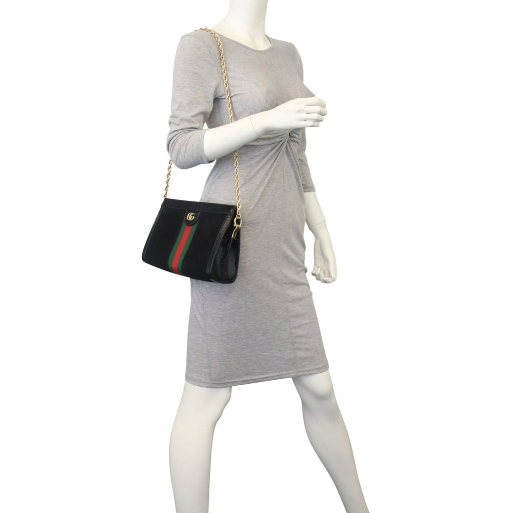 Gucci Ophidia Small Suede Shoulder Bag