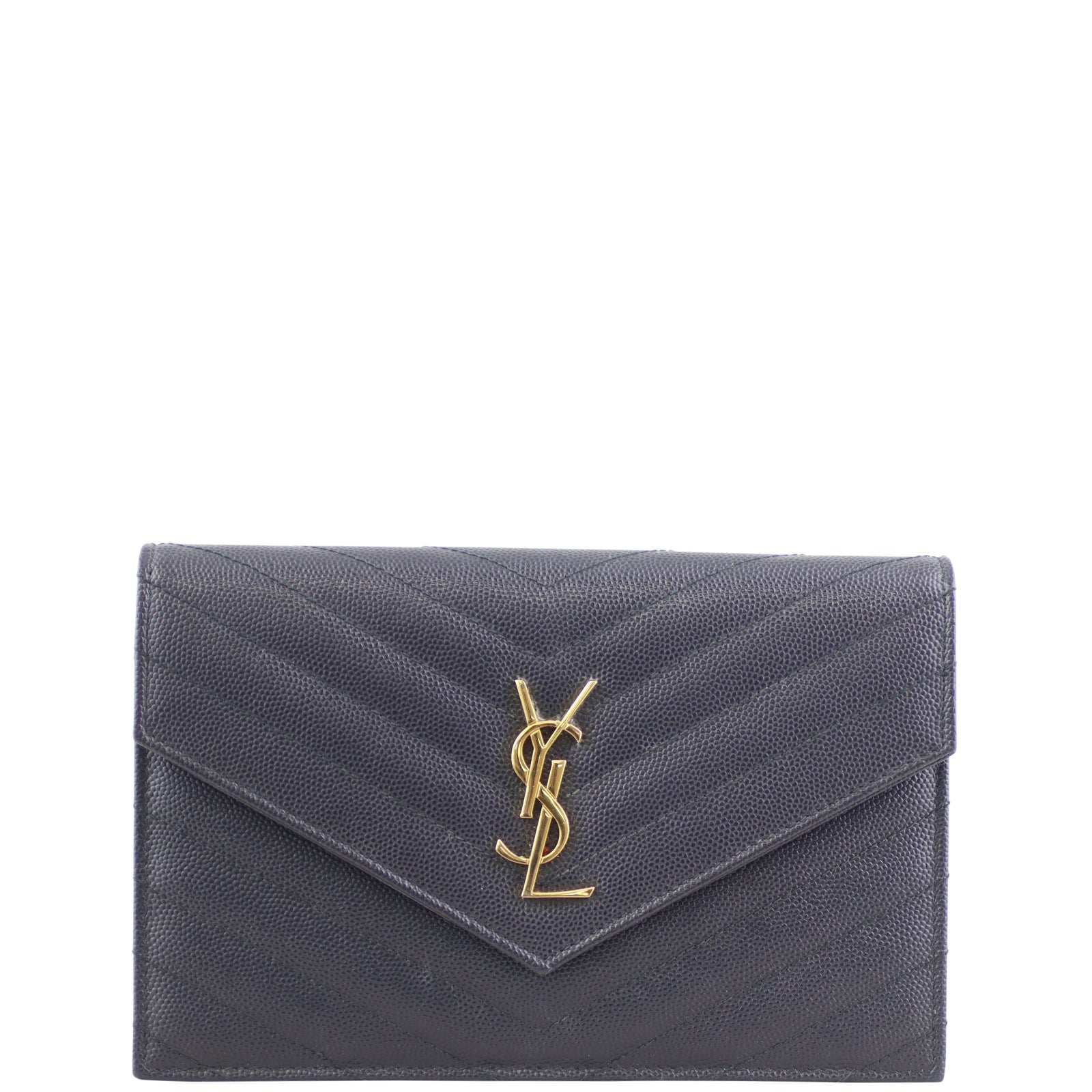 Saint Laurent Monogram Envelope Chain Wallet