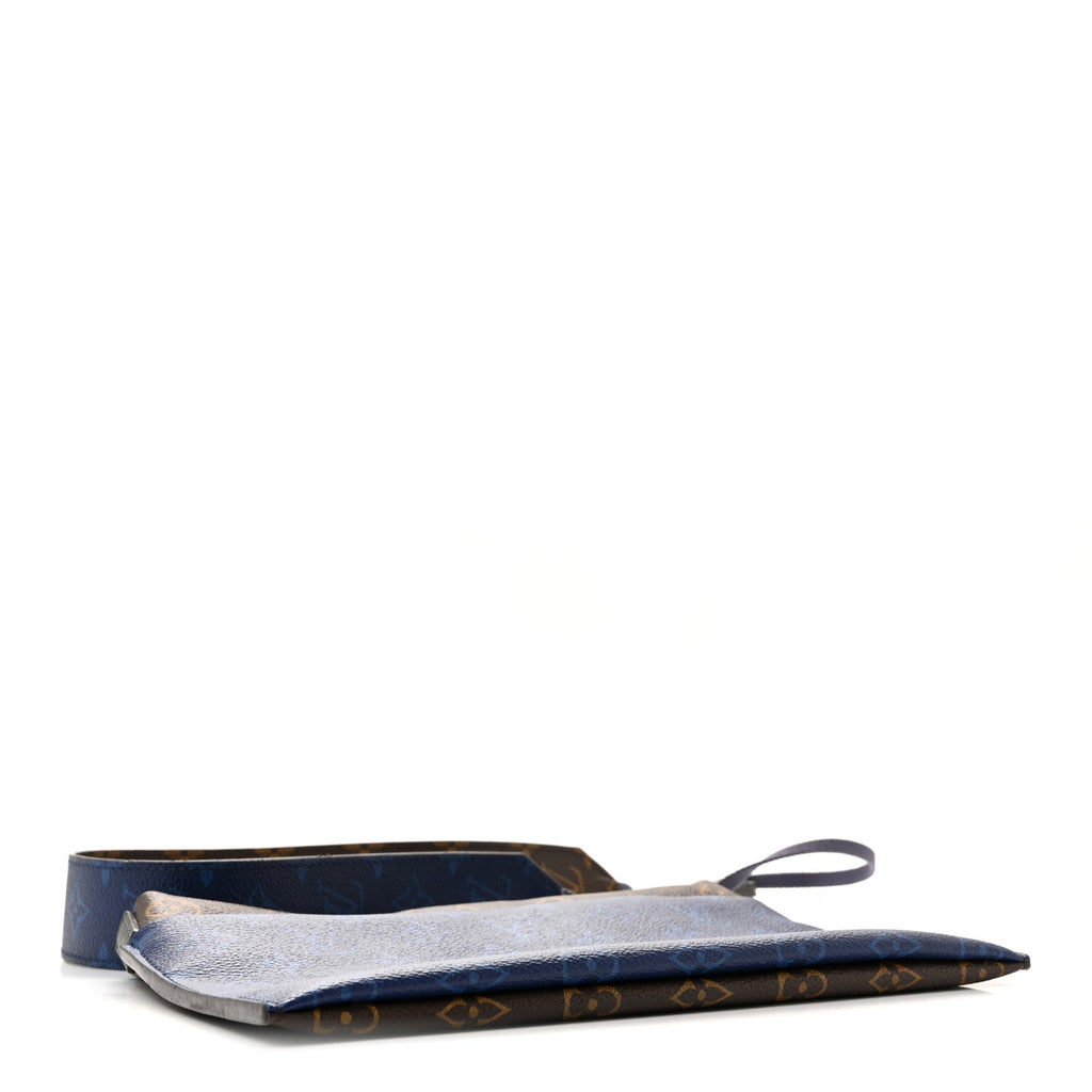 Monogram Small Outdoor Pouch Pacific Blue