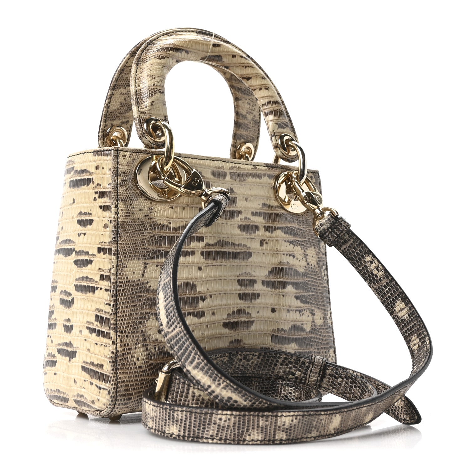 Lizard Ombre Mini Lady Dior