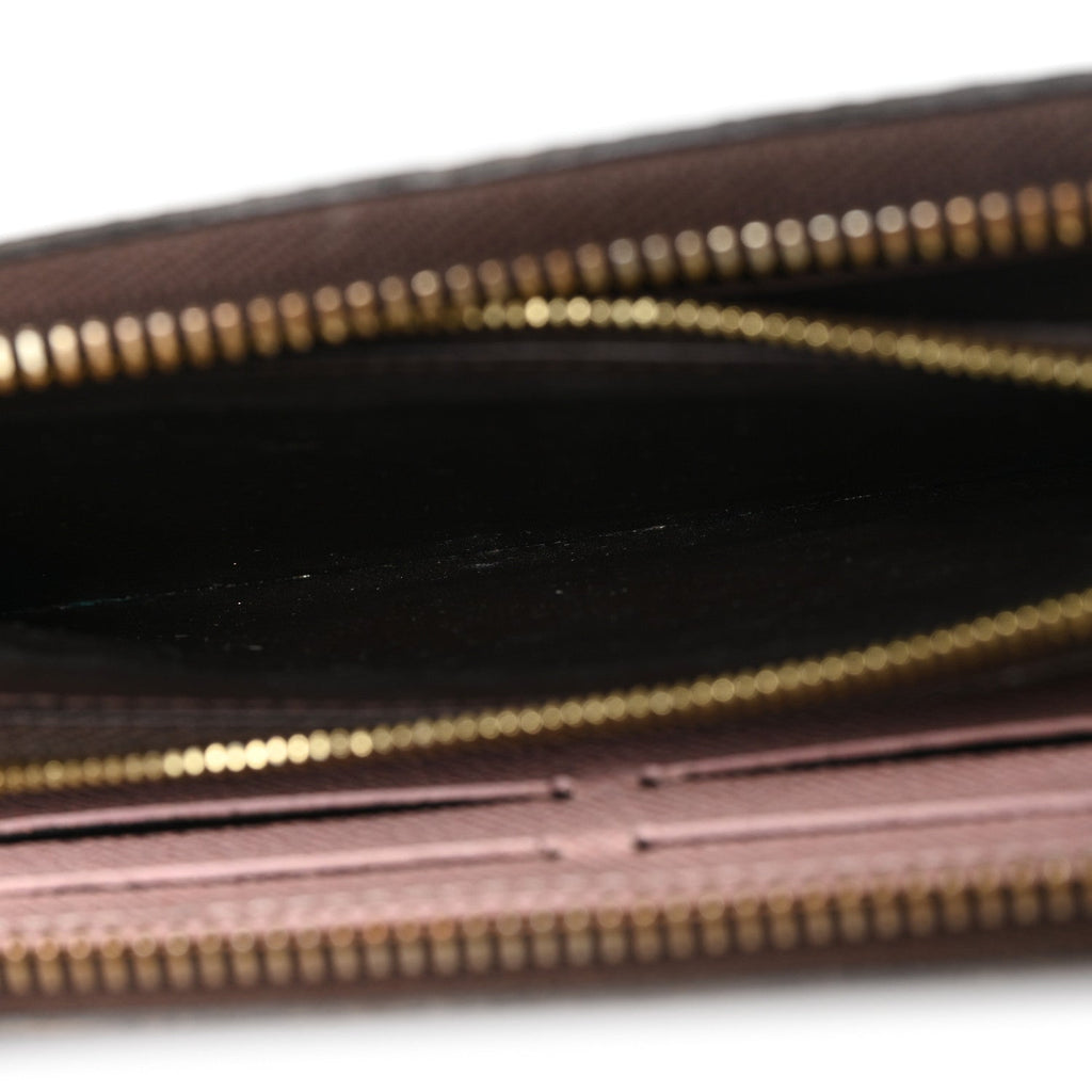 Monogram Clemence Wallet Rose Ballerine