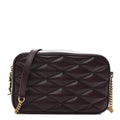 Lambskin Quilted Mini Camera Bag Hot Wine