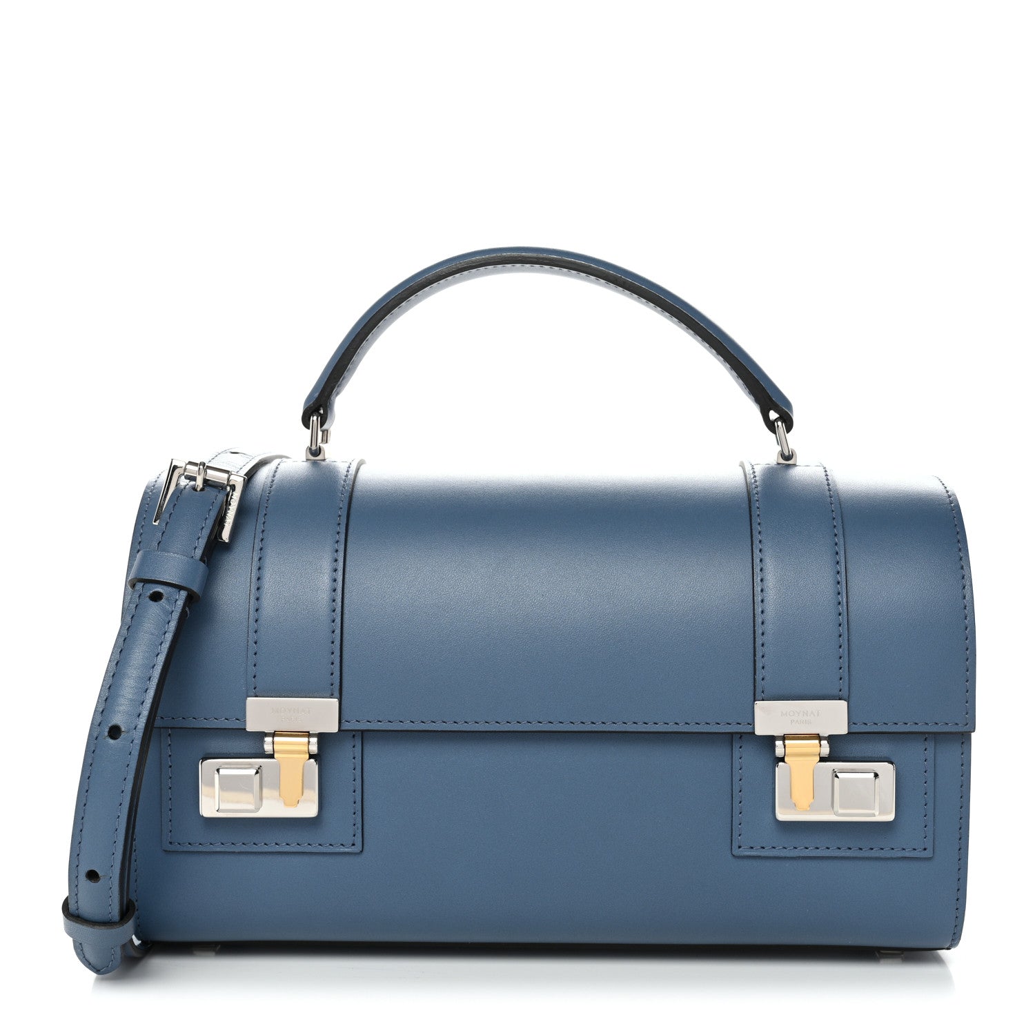 Box Calfskin Cabotin Blue