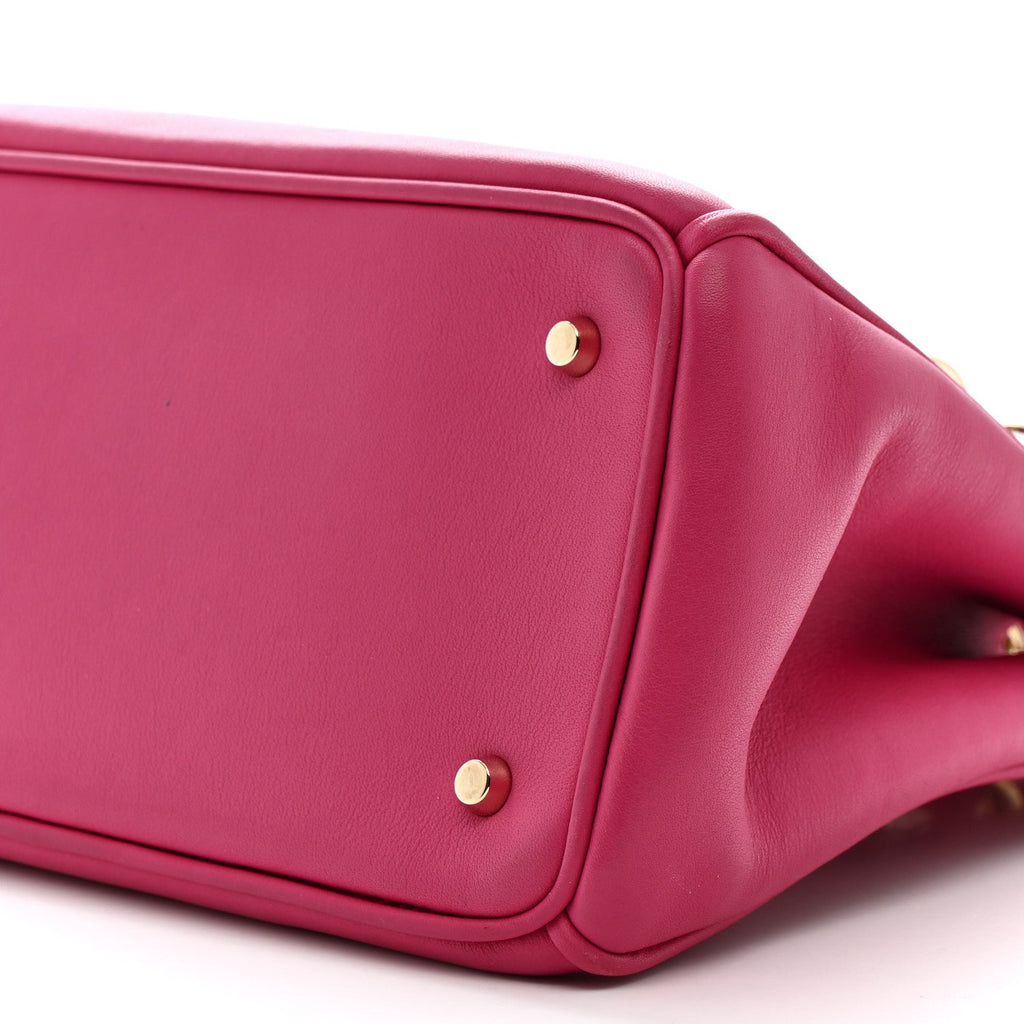 Calfskin Mini Diorissimo Tote Fuchsia