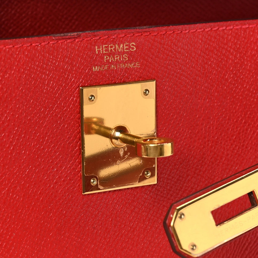 Epsom Kelly Sellier 32 Rouge Casaque