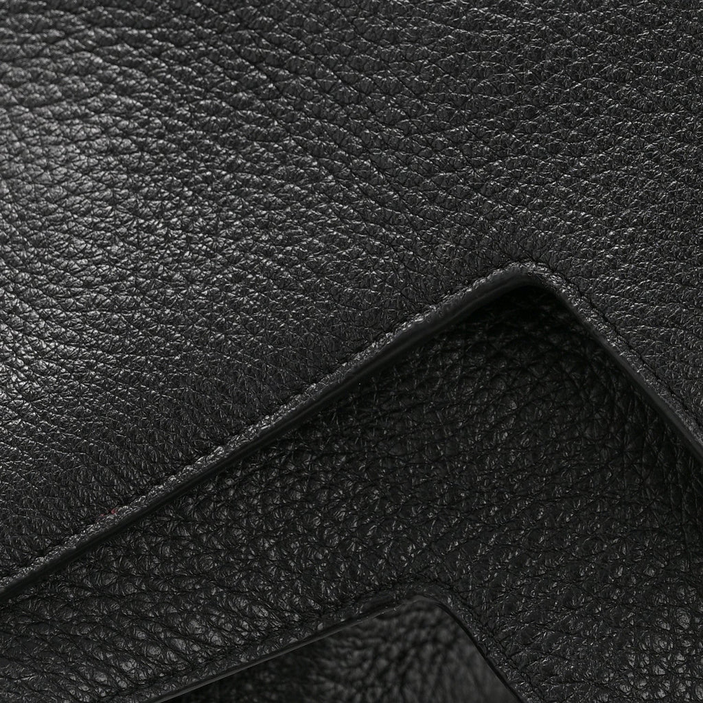 Grained Deerskin Bea Tote Black