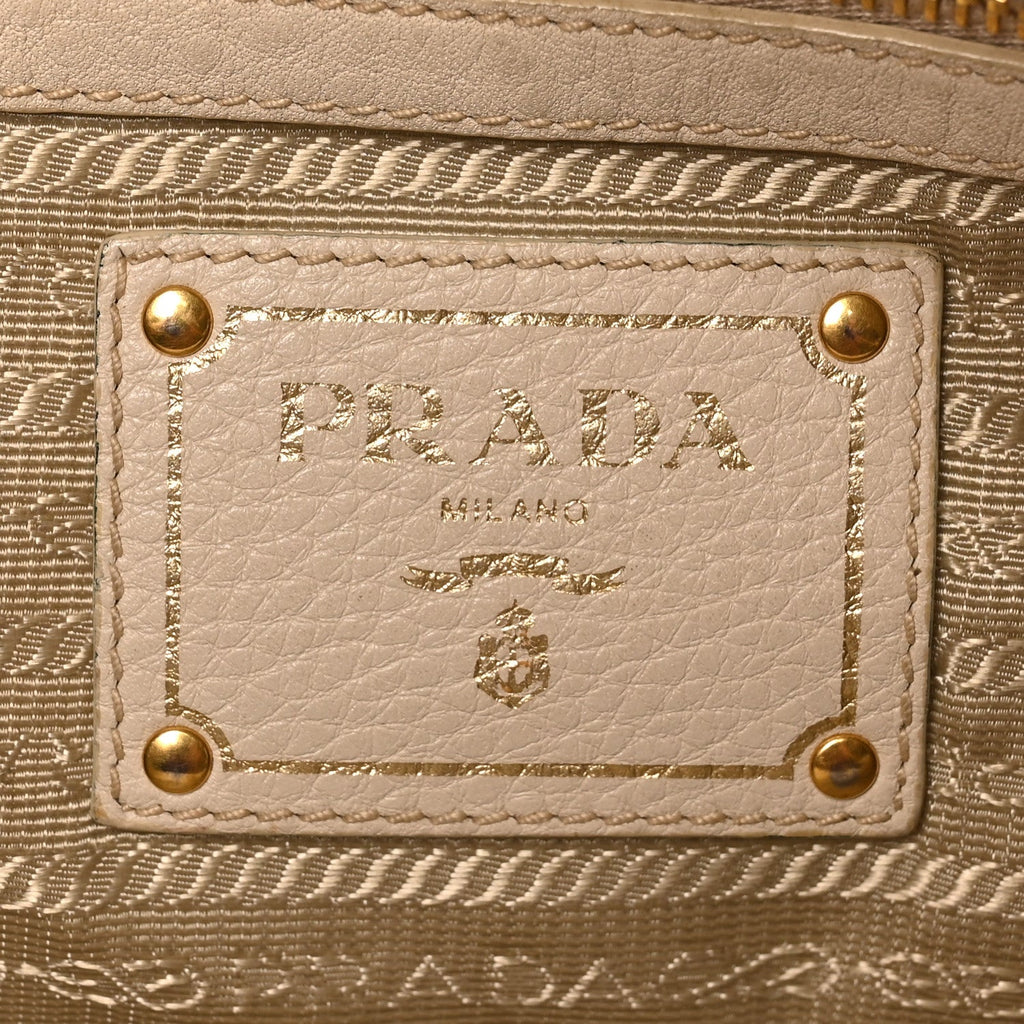 Vitello Daino Shopping Tote Sabbia