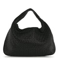 Nappa Intrecciato Medium Veneta Hobo Black