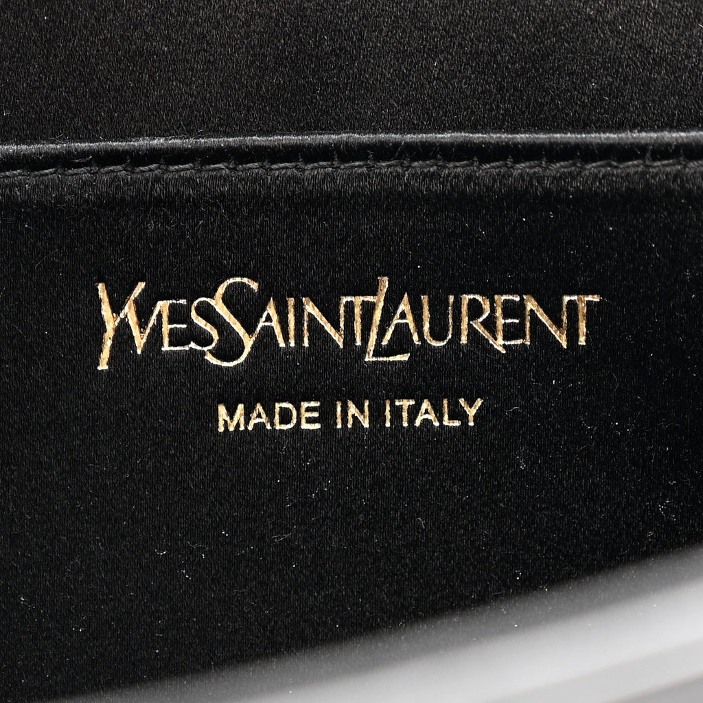 Calfskin Monogram Large Belle De Jour Clutch Black