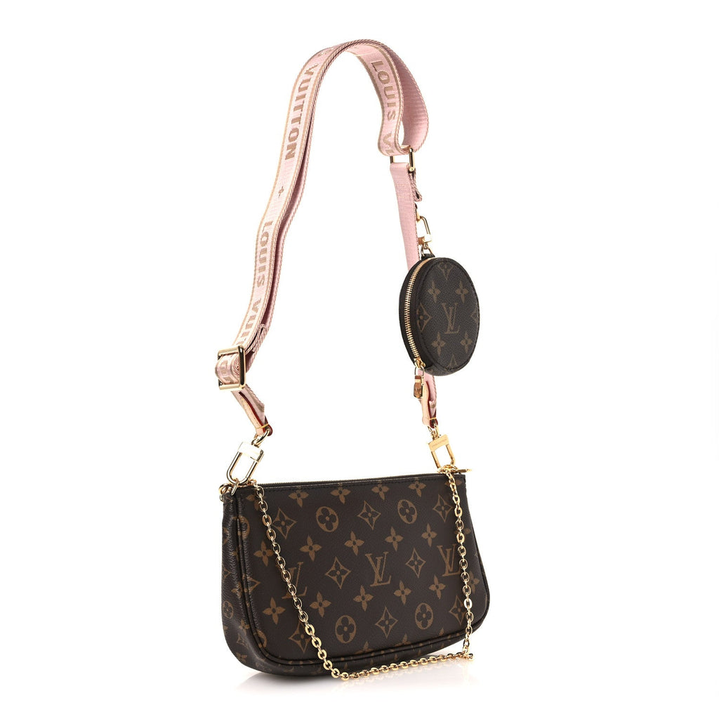 Monogram Multi Pochette Accessories Rose Clair