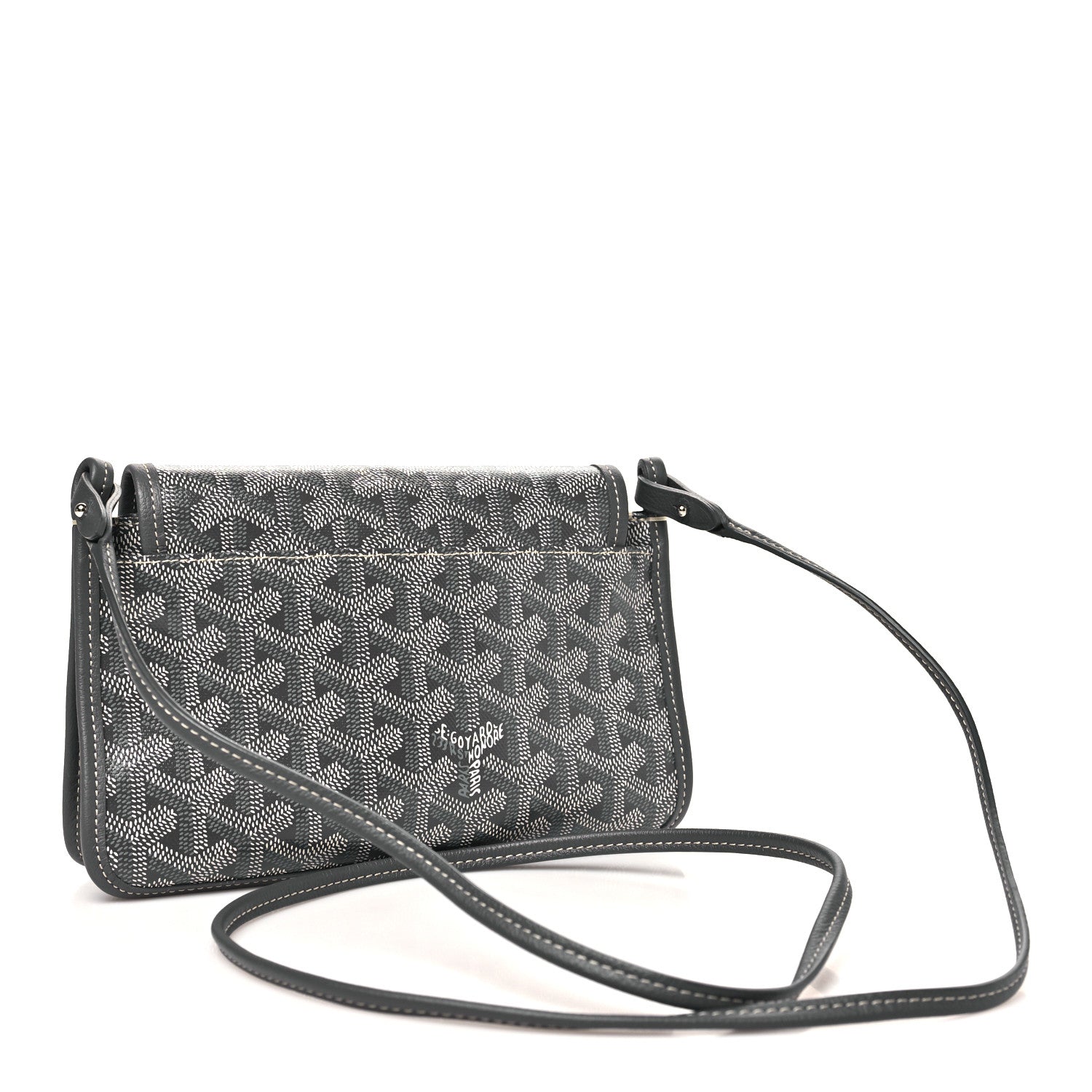 Goyardine Plumet Wallet Clutch Grey