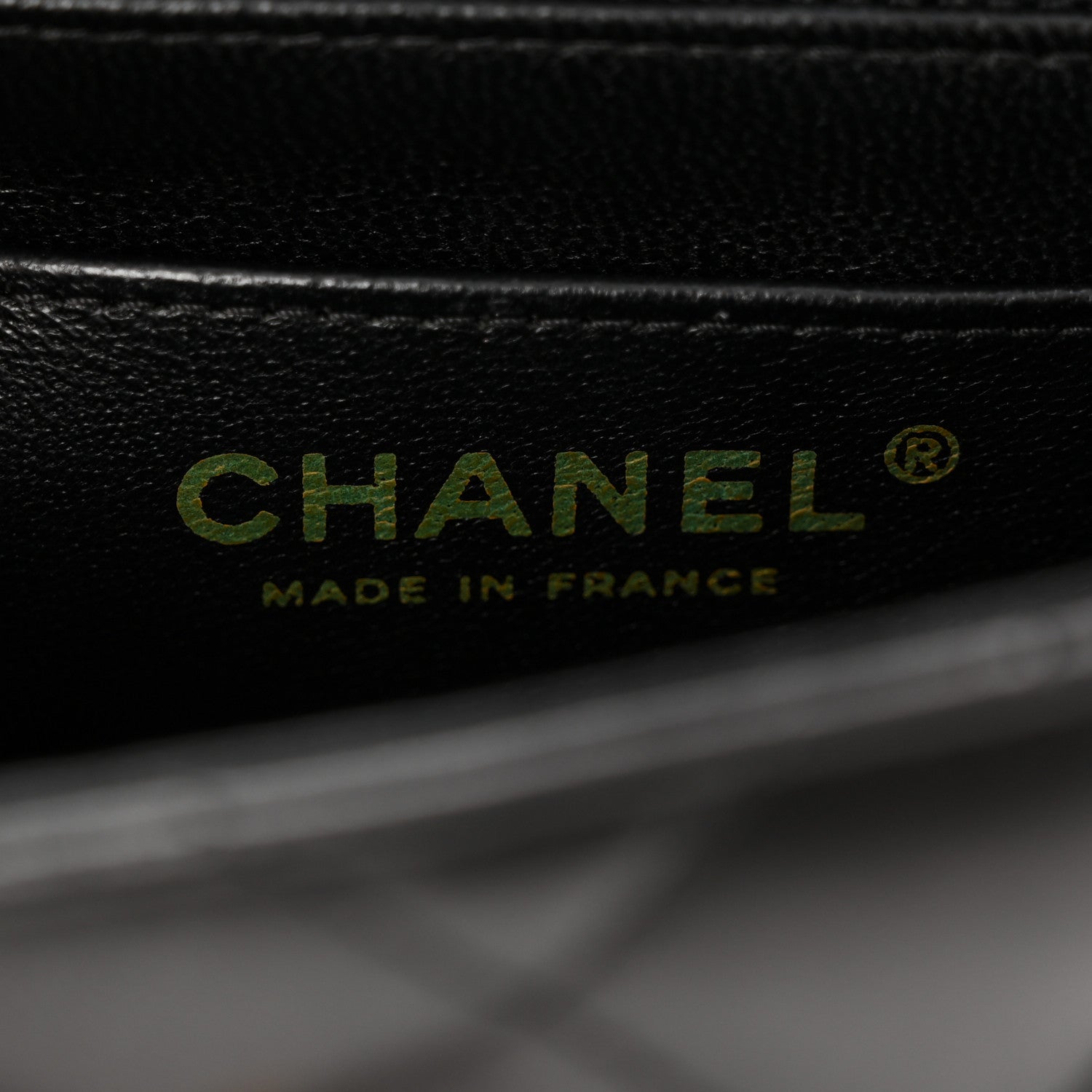 Lambskin Quilted Mini Square Flap Black