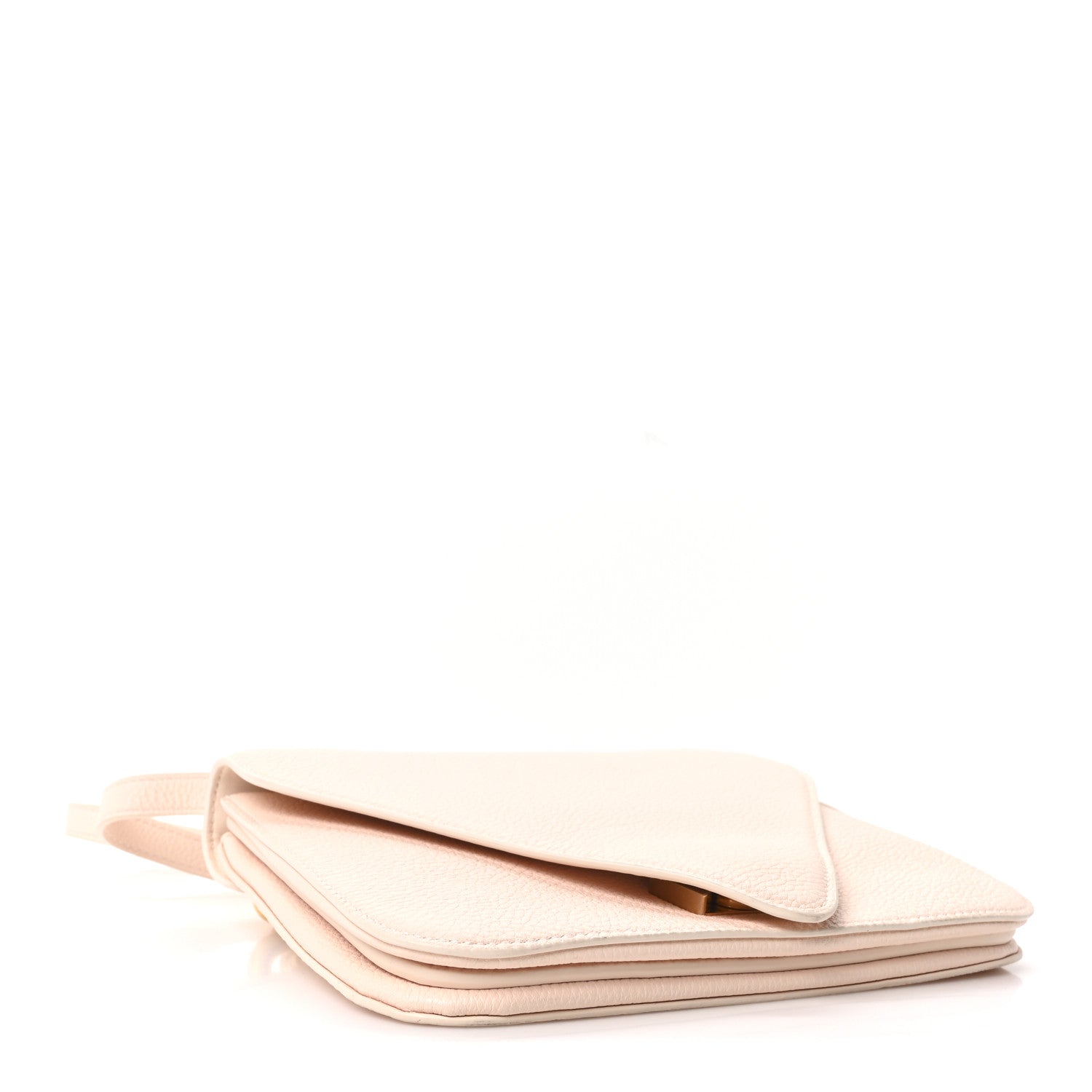Calfskin Mount Envelope Bag Melon Washed