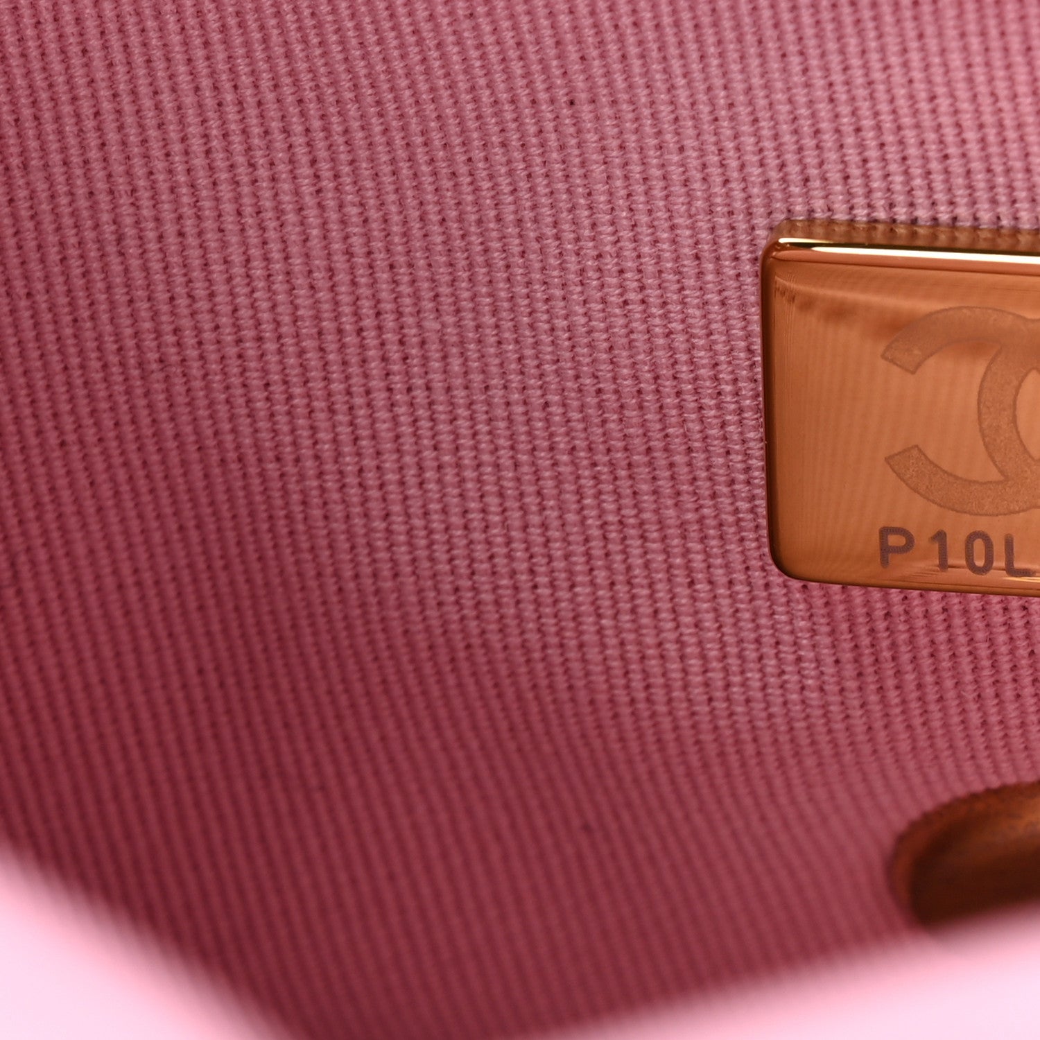 Lambskin Quilted Mini Lacquered Chain Flap Pink