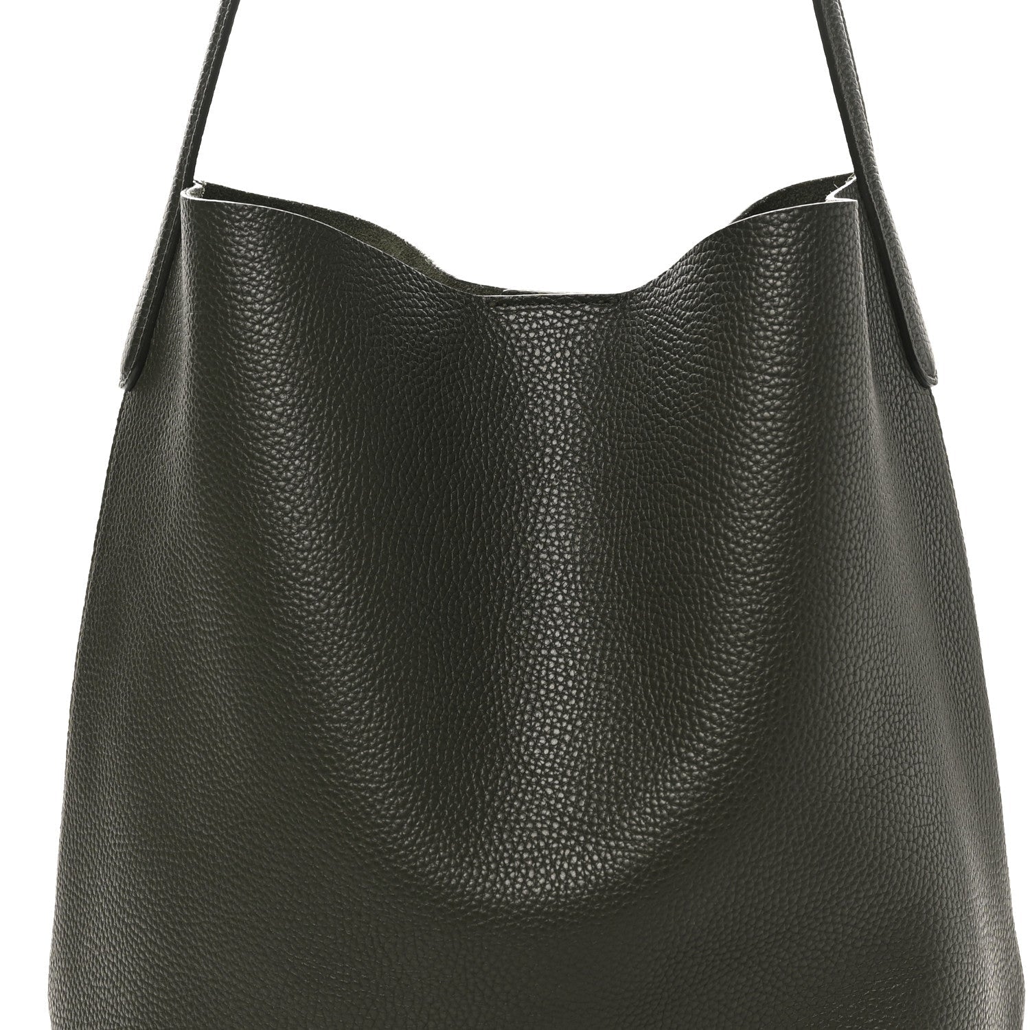 Pebbled Calfskin Everyday Cabas Seaweed