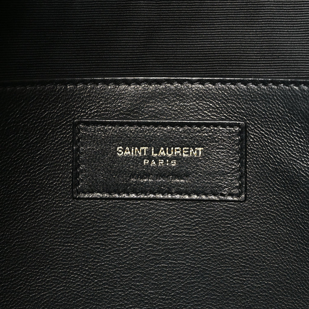 Lambskin Matelasse Monogram Large Jamie 4.3 Tabac Brown