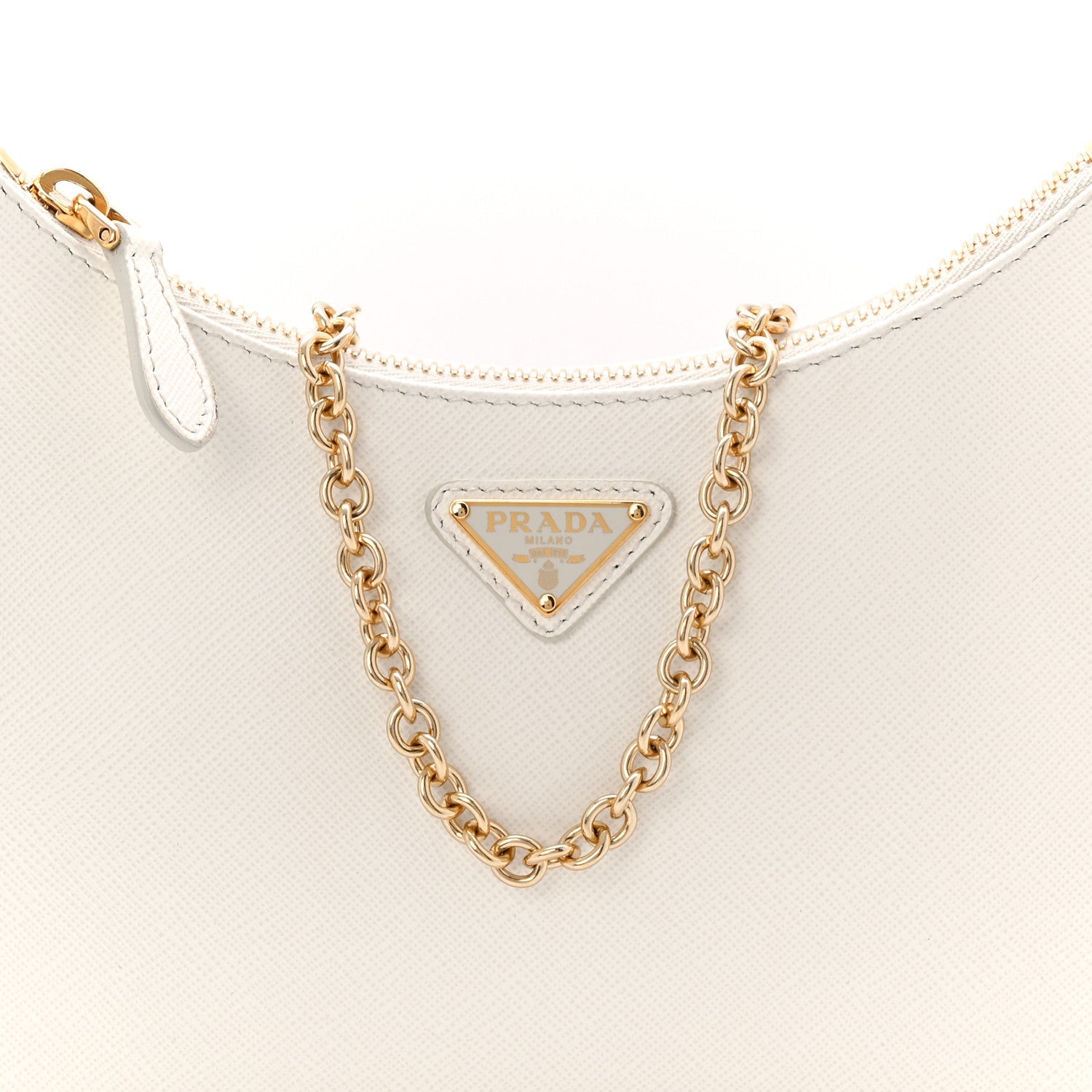 Saffiano Re-Edition 2005 Shoulder Bag White