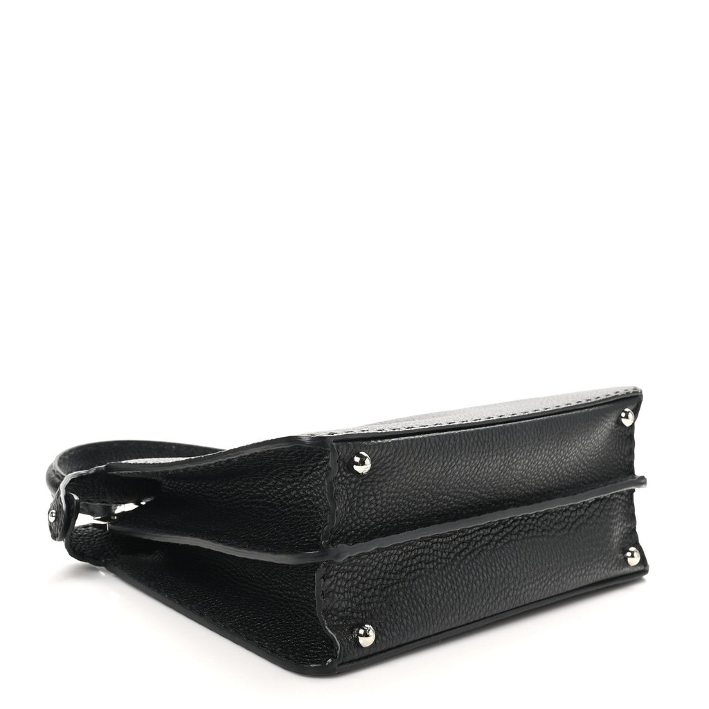 Cuoio Romano Selleria Chamois Medium Peekaboo I SEE U Satchel Black Camel Sunflower