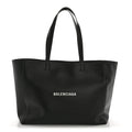 Smooth Calfskin Everyday East West Tote Bag Black