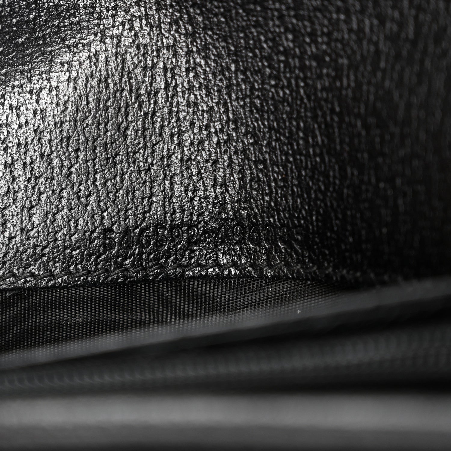 Textured Calfskin Web Ophidia Wallet On Chain Black