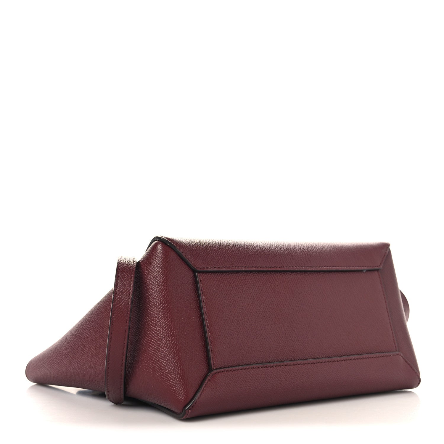 Grained Calfskin Micro Belt Bag Plum