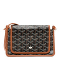 Goyardine Plumet Wallet Clutch Black Gold