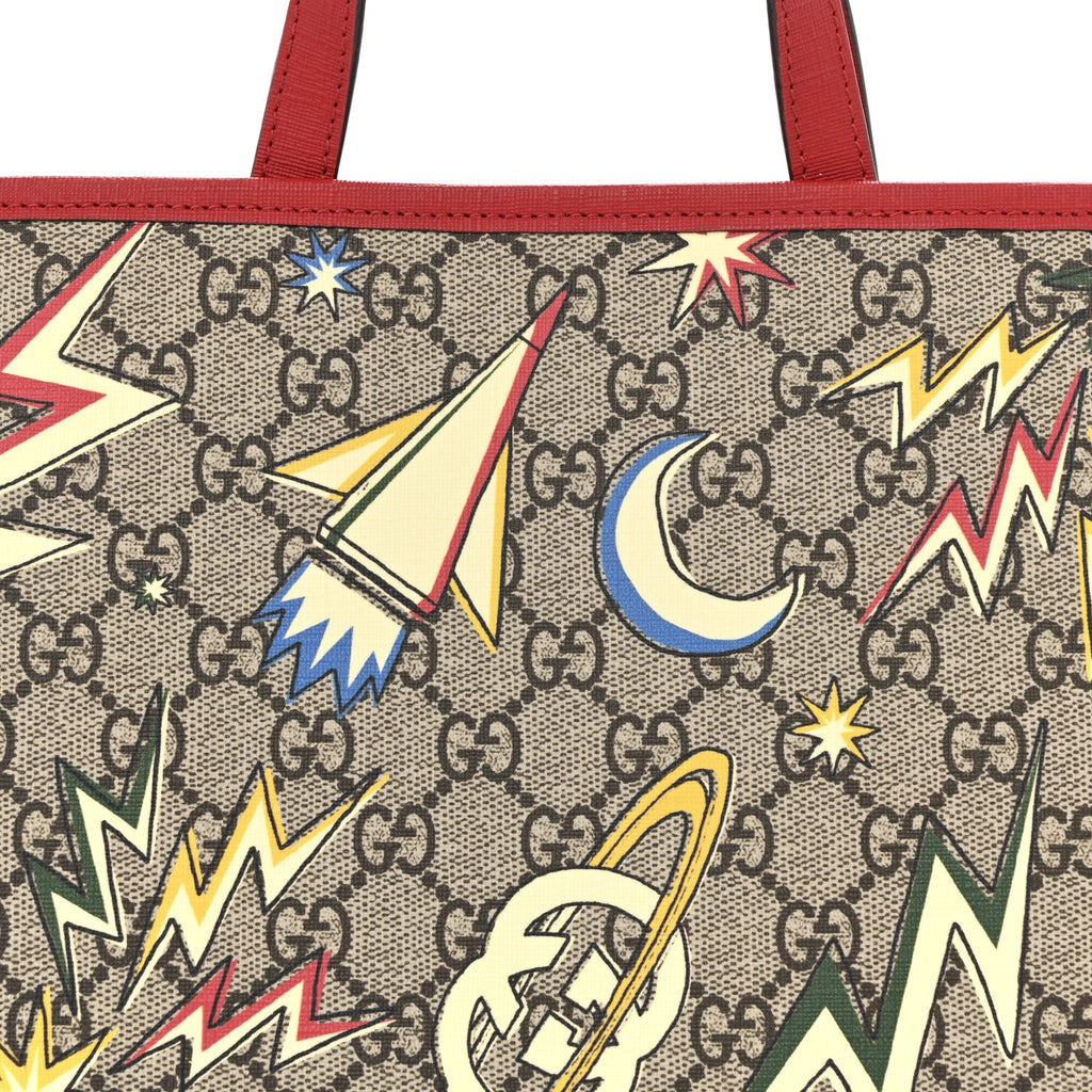 GG Supreme Monogram Space Childrens Tote