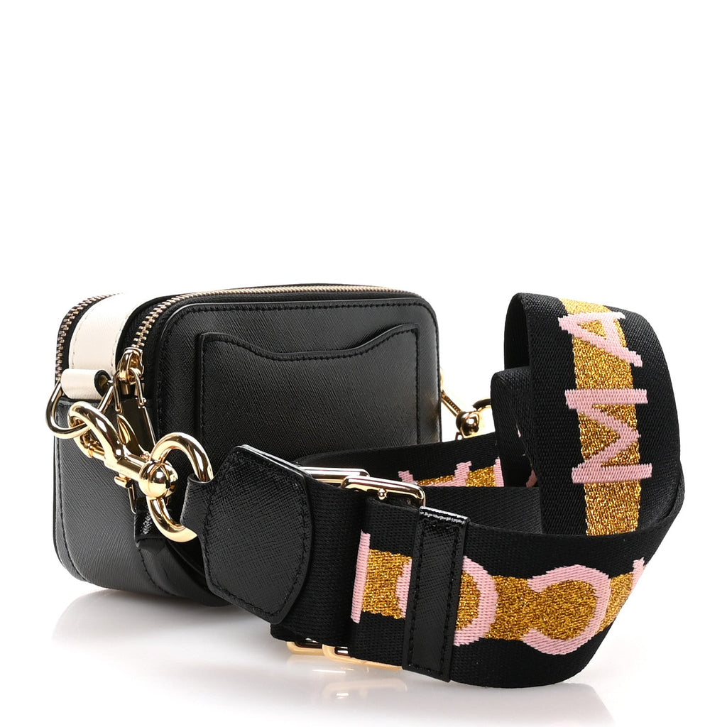 Saffiano Small Snapshot Camera Black Mulitcolor