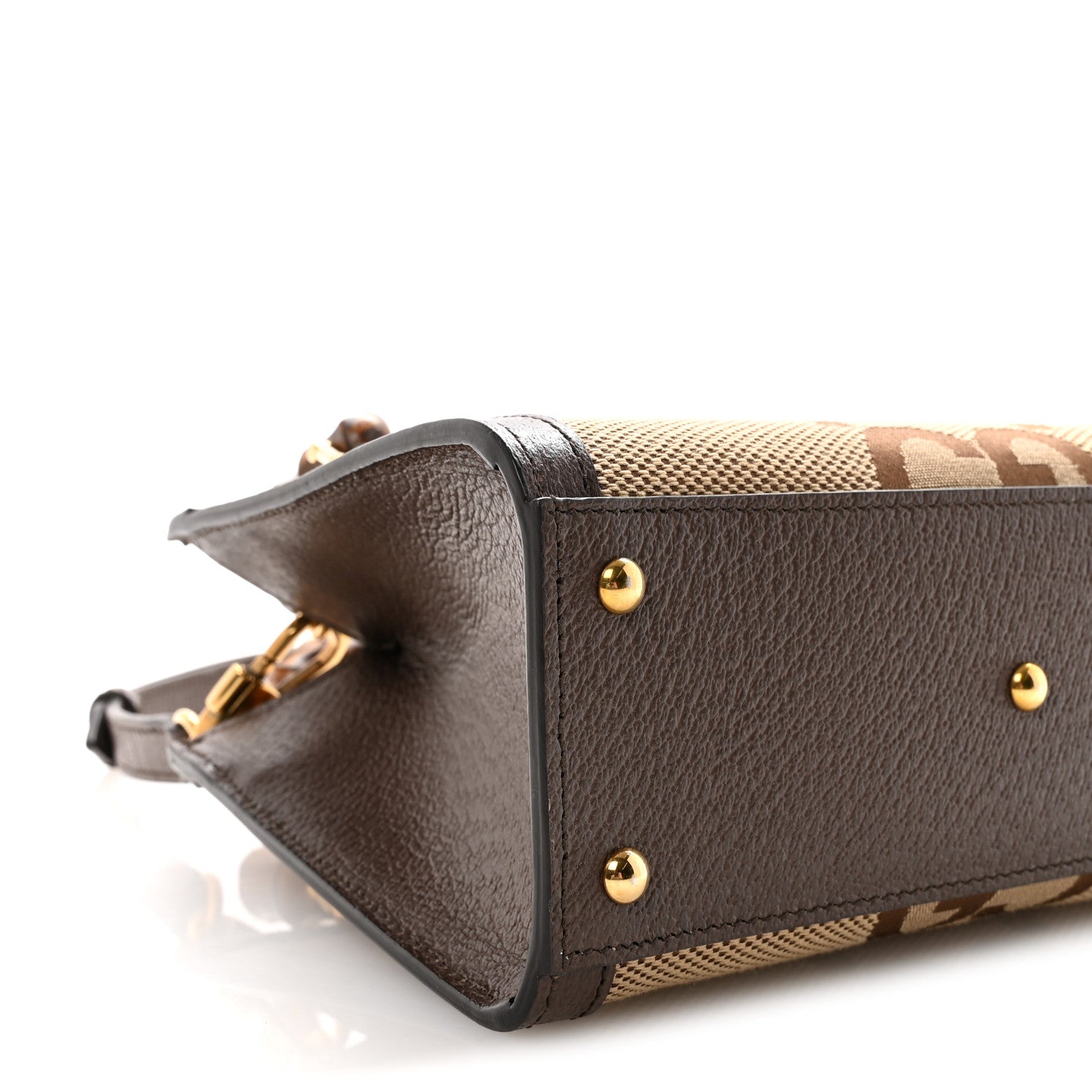 Monogram Jumbo GG Textured Dollar Calfskin Mini Diana Tote Bag Camel Ebony New Acero Pomegranate Red