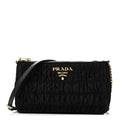 Tessuto Nylon Gaufre Shoulder Bag Black