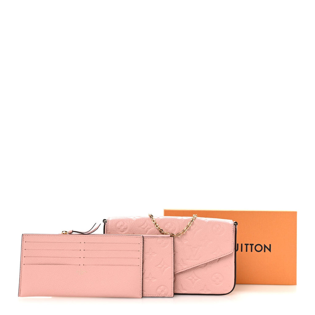 Empreinte Pochette Felicie Chain Wallet Rose Poudre
