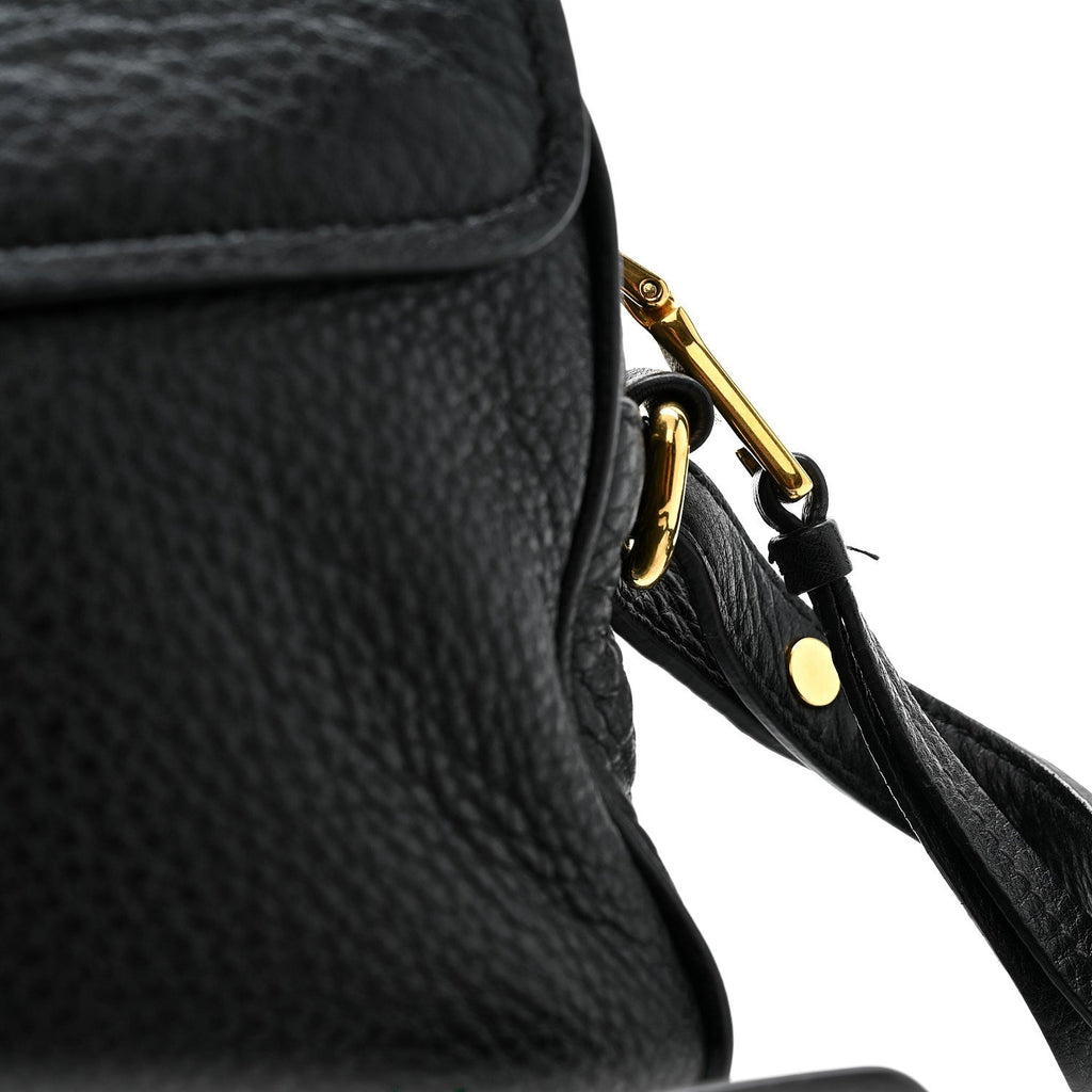 Vitello Phenix Crossbody Bag Black