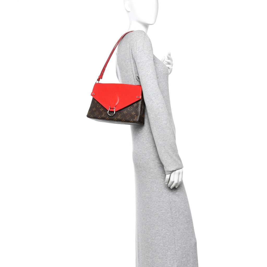 Monogram Epi Saint Michel Coquelicot