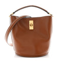 Smooth Calfskin Teen Bucket 16 Tan