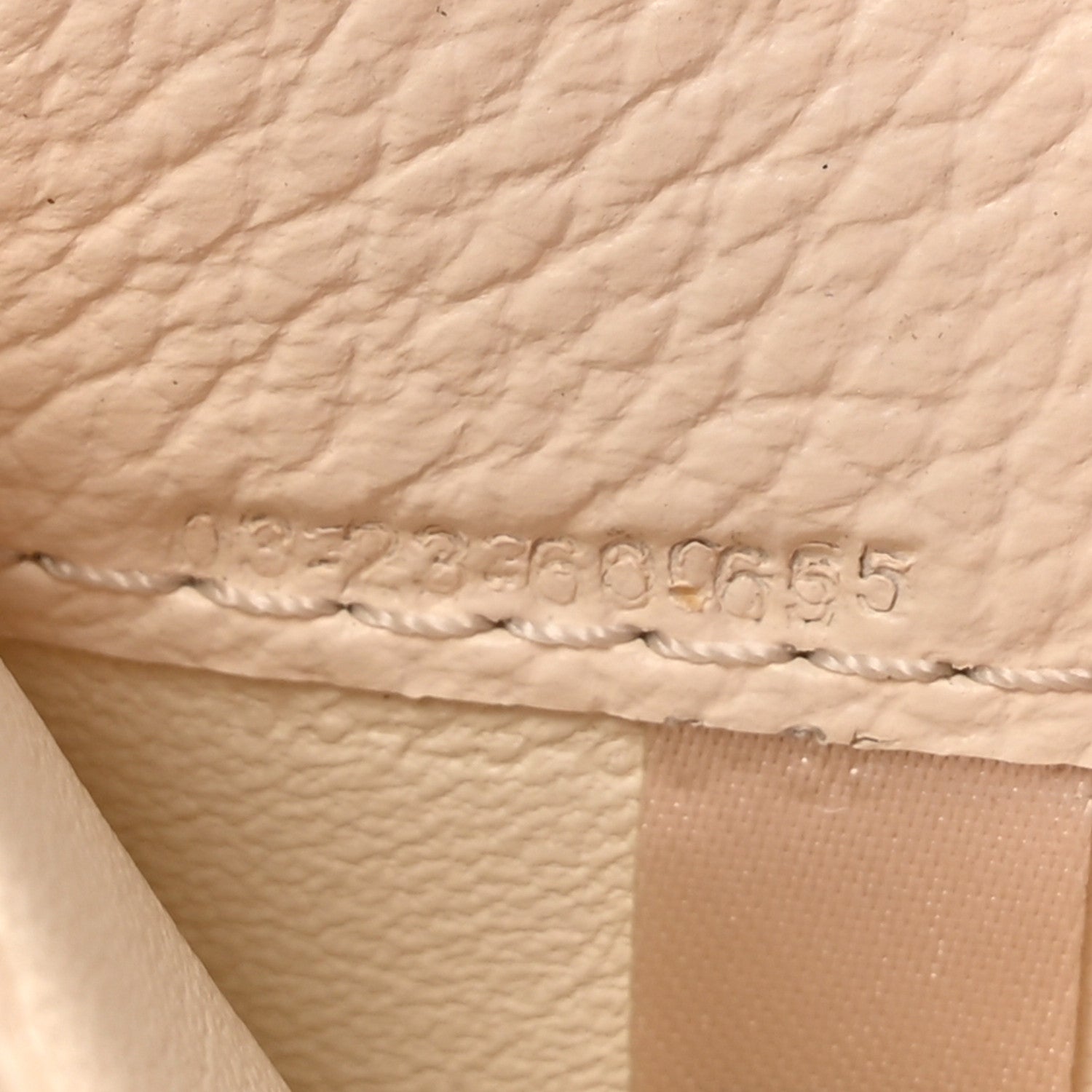 Grained Calfskin Marcie Small Compact Wallet White